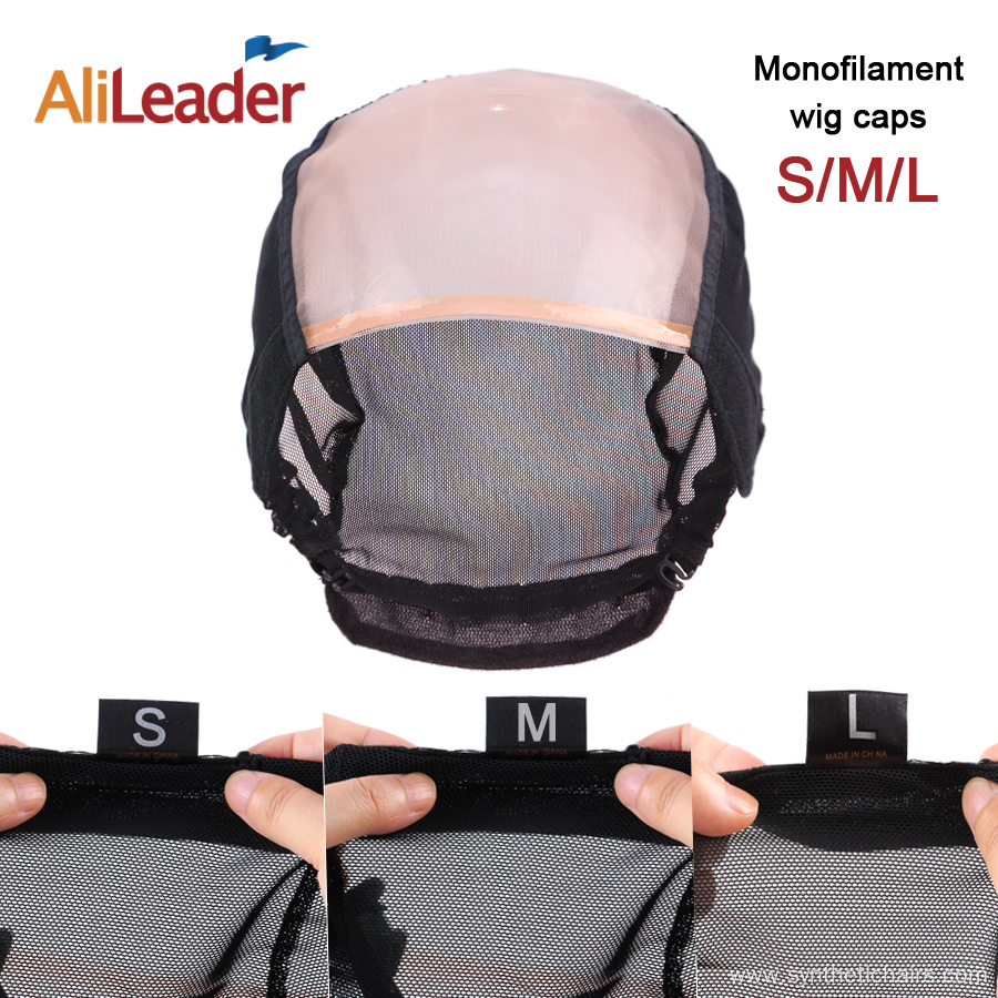 Monofilament Net MONO Wig Cap With Adjustable Strap