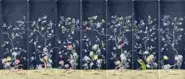 Luxurious Gold and Silver Foil Wallpaper