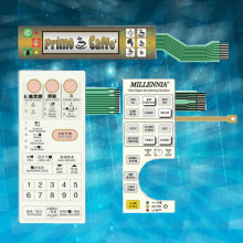 3M Embossed mechanical switch keyboards panel overlay