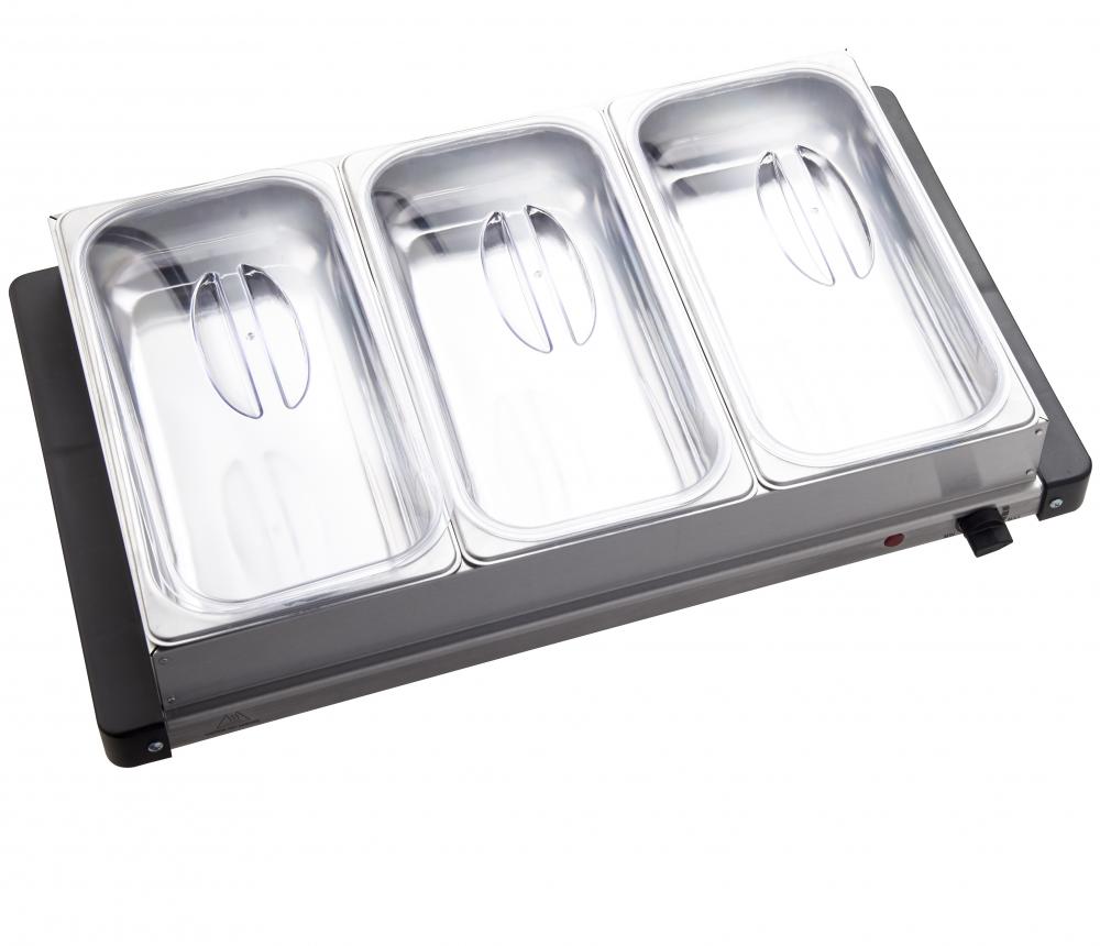 Triple Buffet Server with Warming Tray