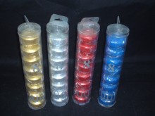 Unscented Classic Metallic Floating Candle