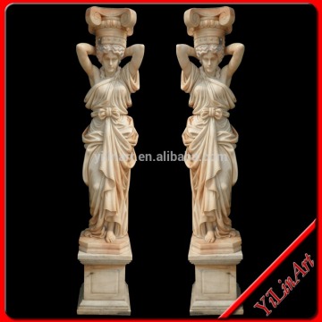 Marble Stone Roman Column Pillar