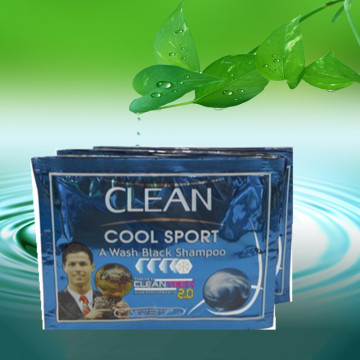 Ammonia Free Quick Shampoo White Become Black Hair Dye for Men