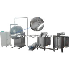 chocolate coating machine chocolate panning coater