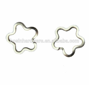 Fashion High Quality Metal Flower Shaped Key Ring