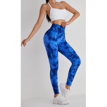 pantalones de yoga de cintura alta para mujeres Poly Spandex