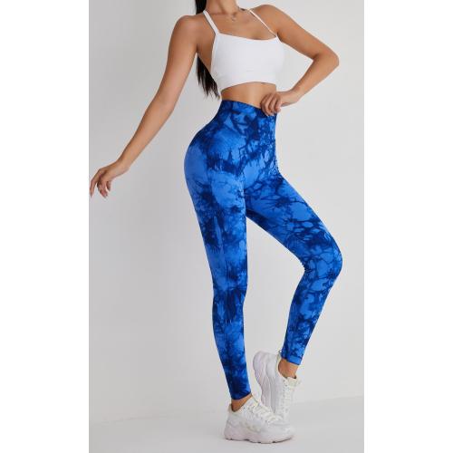 Pantalon de yoga à taille haute de la taille des femmes en poly spandex