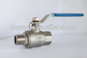 CE&ISO9001 certificated ball valve manufacturer 2pc ball valve supplier