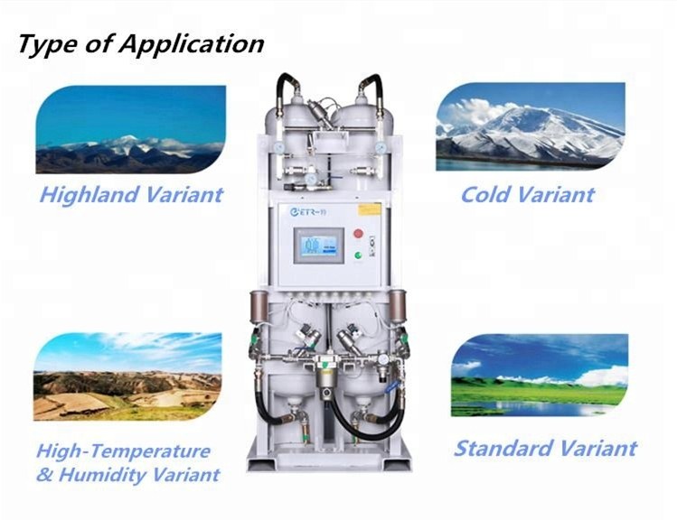 Hospital dedicated PSA Oxygen Plant for Oxygen Manifold