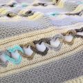 Hochwertige Baby Crochet handgemachte Decke