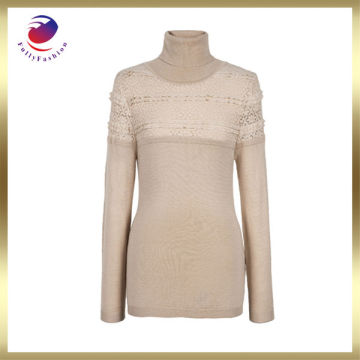 ladies lace matching fashion design custom made sweaters