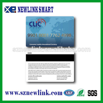 rewritable magnetic strip card