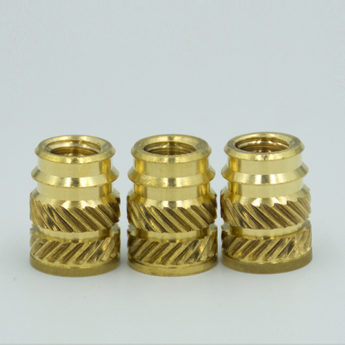 M6 hot compressed knurled brass insert nut