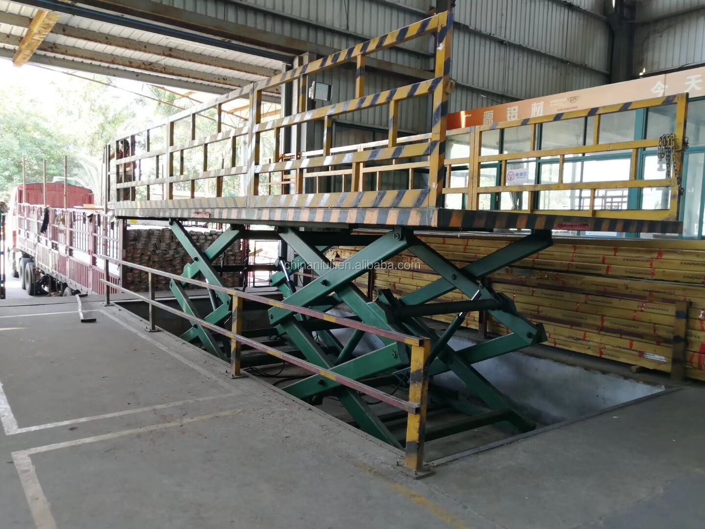 Stationary Hydraulic scissor lift table