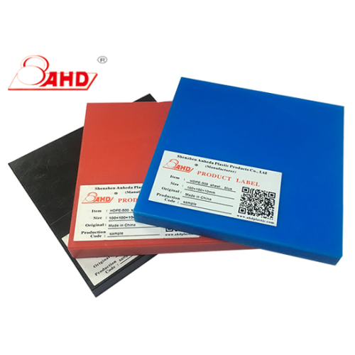 Customized size Red Blue Yellow HDPE board
