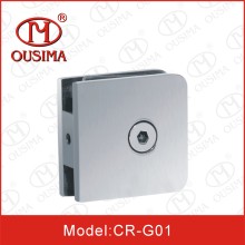 0 Degree Die Casting Square Shower Room Glass Clamp (CR-G01)