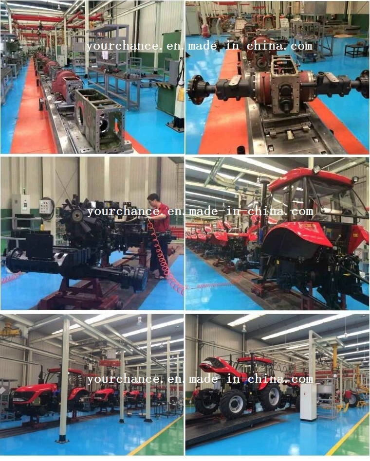 China Factory Manufacturer Sell Dq1804 180HP 4X4 4WD Heavy Duty Big Agriculture Wheel Farm Tractor with ISO Ce Certificate