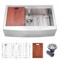 Meiao Stainless Steel 33x20 Farmhouse apron sink