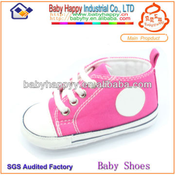 Soft Pink Wholesale Canvas Slip-on Baby Girl Casual Shoes