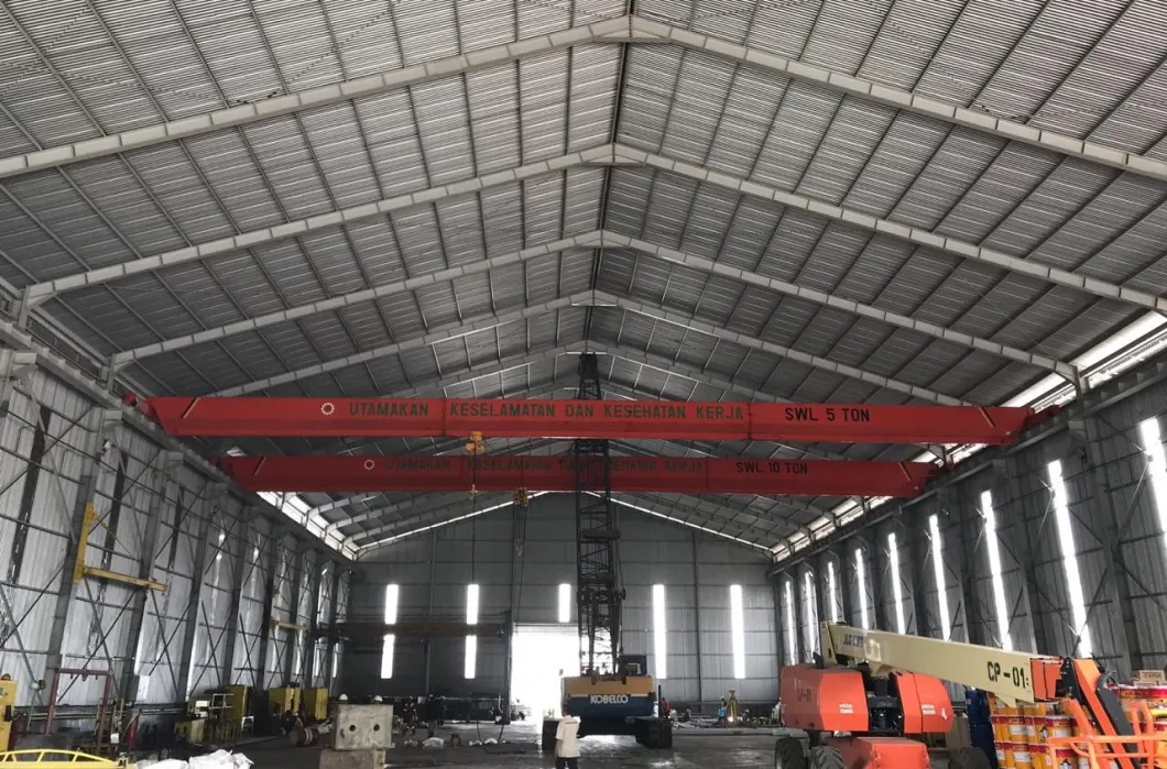 26t Steel Structure Single Girder Overhead Bridge Crane