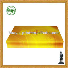 high quality glossy lamination saddle stitch catalog printing