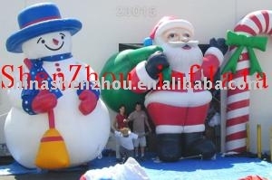 inflatable santa