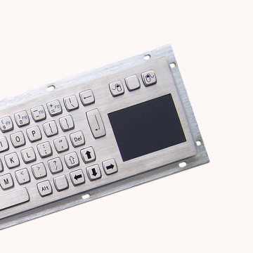 Auf der Oberseite montierte staubdichte Tastatur mit integriertem Touchpad