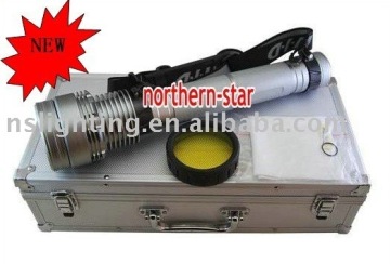 Portable HID flashlight torch for hunting tactical flashlight torch rechargeable