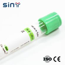 9ml Lithium Heparin Tube for Blood Collection