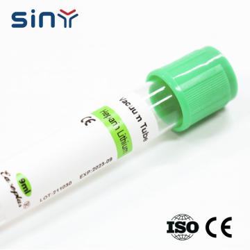 9ml Lithium Heparin Tube for Blood Collection