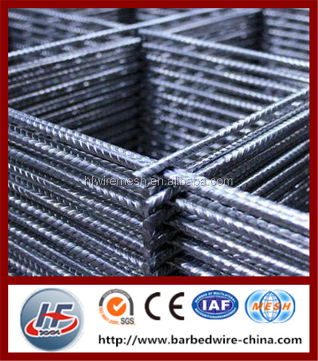 Bar reinforcing mesh,rebar welded wire mesh panel for brick wall reinforcement,black vinyl coated rebar welded wire mesh