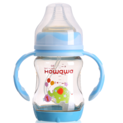 6oz PPSU Milk Baby Nurturing Bottle Sensing Panas