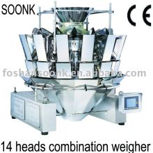 14 heads combination weigher for packing machinery