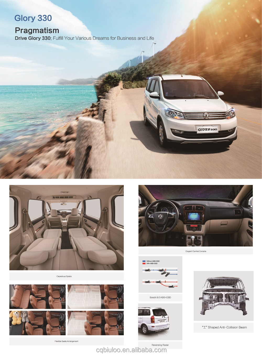 Used Cars Drive DFSK GLORY 330 Used Auto Pragmatism Cheap Cars Used Wholesale In Japan Sale For Shop To China Electric Car