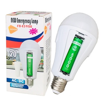 Automatic Charging LED Emergency ACDC Light Bulb Rechargeable Emergency Lamp
