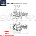 Zongshen CVT110 Complete motoronderdelen Originele onderdelen