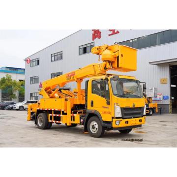 HOWO aerial work platform insulated bucket truck