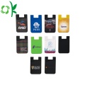 Personlig Silicone Credit Card Sleeve Phone Wallet