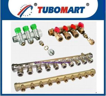 Forged Brass Pex Manifolds, Underfoor Heating Manifolds Factory for Wholesaler