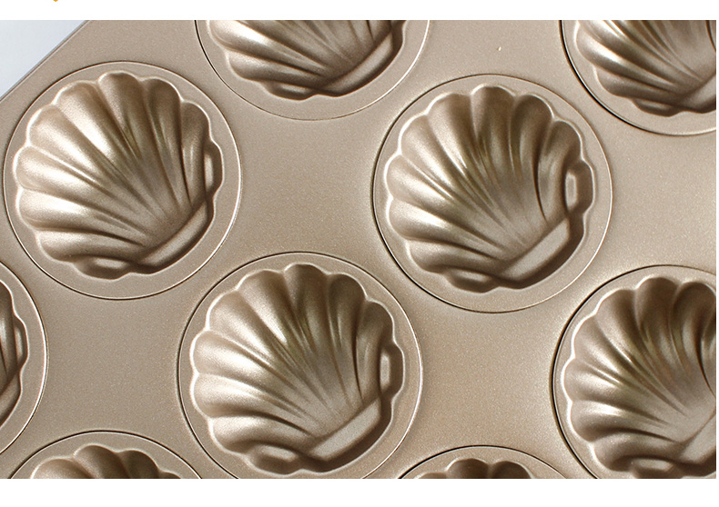 12-cavity madeleine shell baking Pan (20)