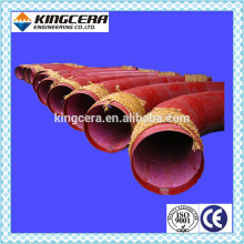 Mining chute impact alumina lining ceramic liner pipe