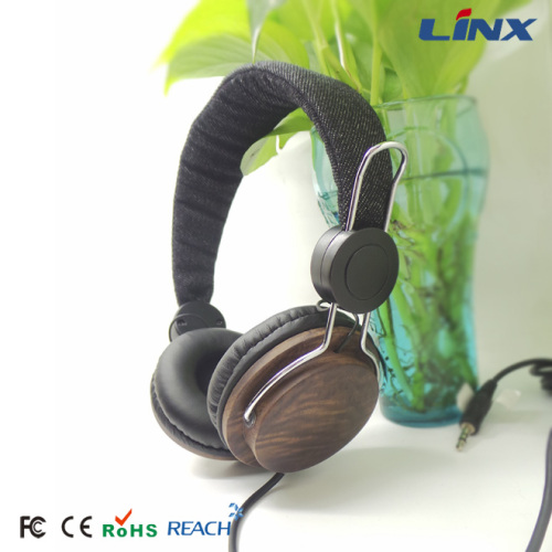 Best Selling Good Sound Quality OEM Wood Headphones