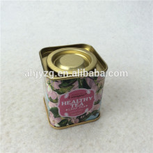 Hot square tea packing tin with special lid