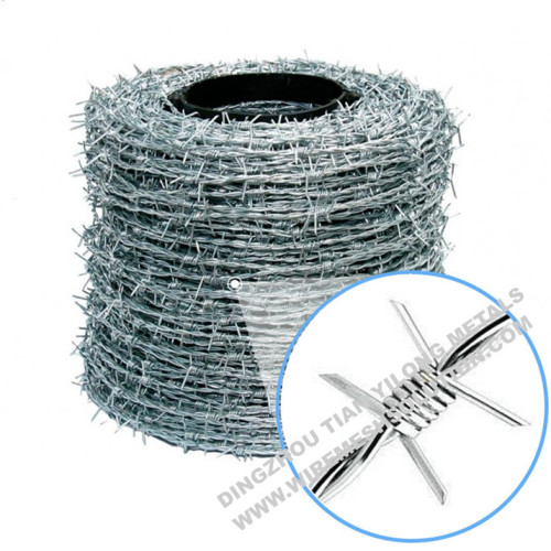 Stainless Steel Barbed Wire 14 gauge