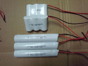 3.6volt Nicd Battery Packs C2500mah For Emergency Fixture , Outdoor Lighting