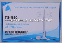 2.4G and 5.8G dual band wireless usb adapter N80