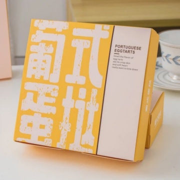 Custom Paper Boxes for Egg Tart and Donut