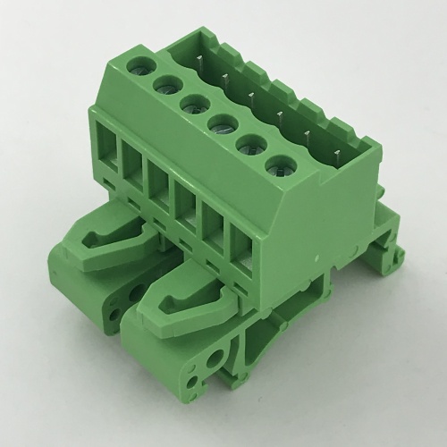 5.08MM pitch Pluggable Din rail mounted terminal block