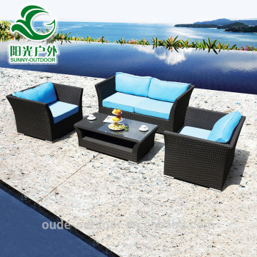 Leisure cheap hotel sofa wholesale rattan wicker furniture