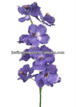 Silk Vanda,33"H Latex Vanda Orchid, High Quality Artificial Vanda